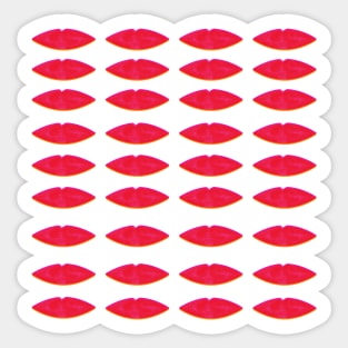 Lips Pattern Sticker